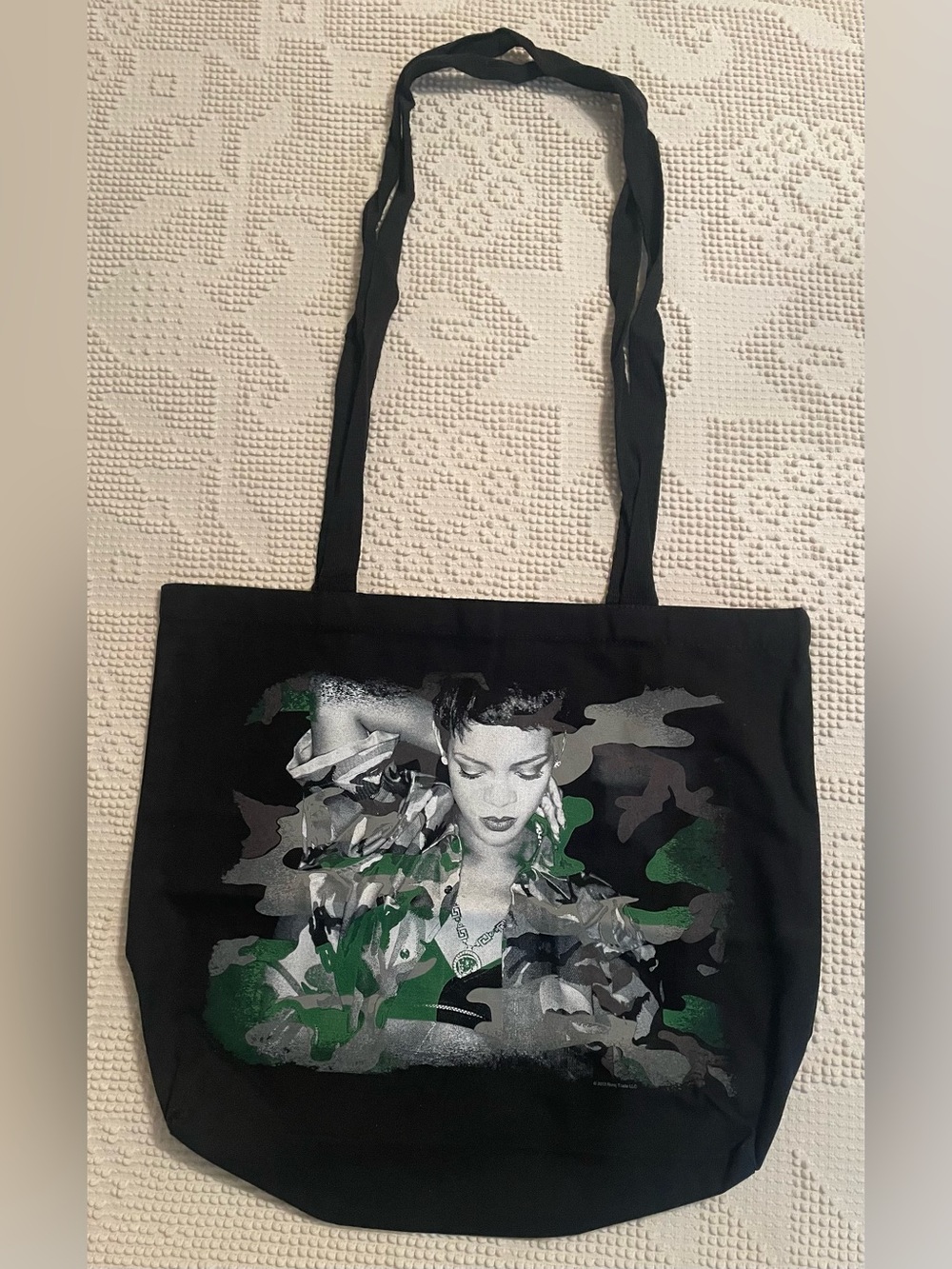 Rihanna Diamonds World Tour 2013 - Black Canvas Tote Bag (OFFICIAL VIP MERCH)